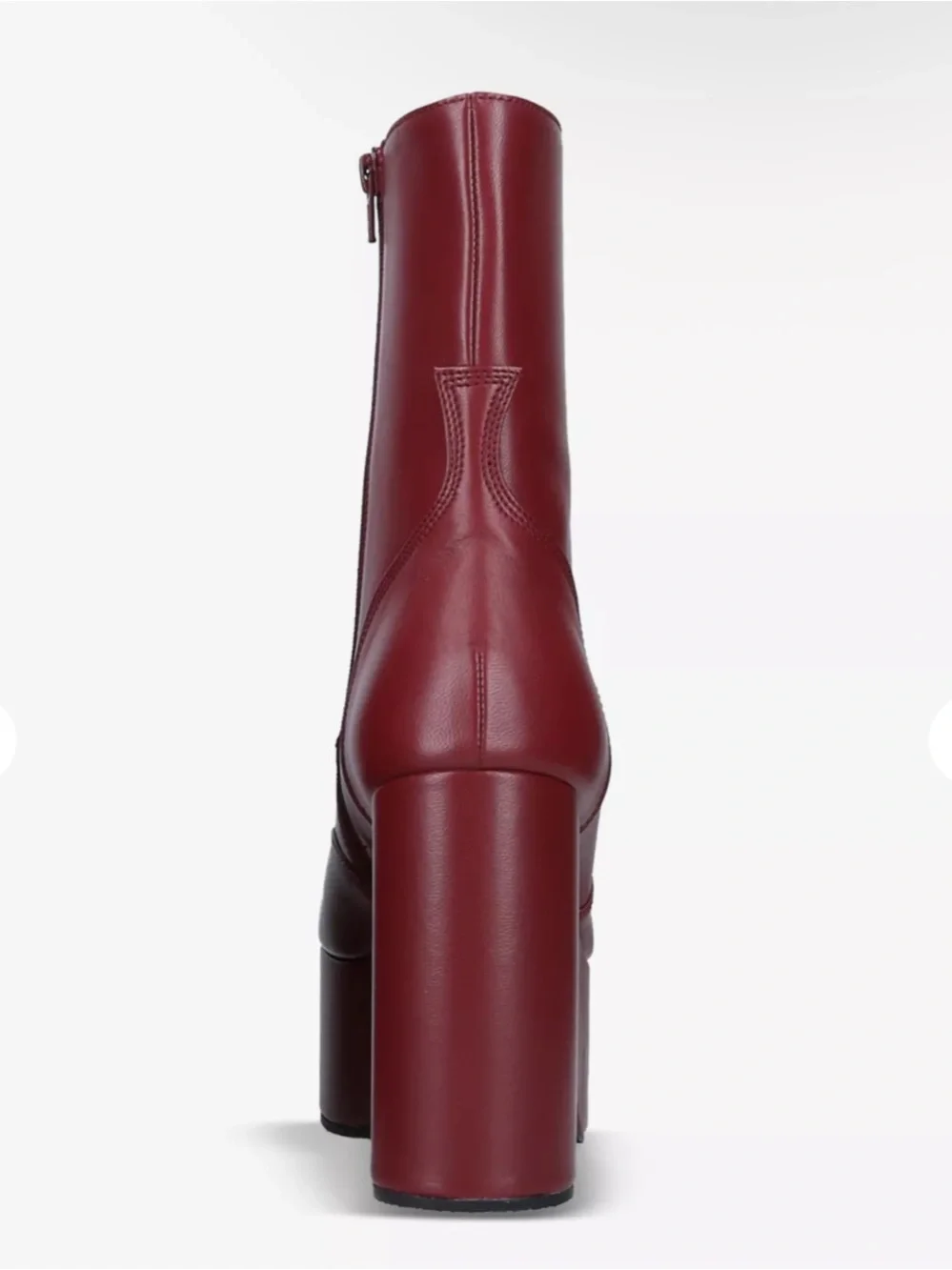 Women's Red Platform Ankle Boots 39.5